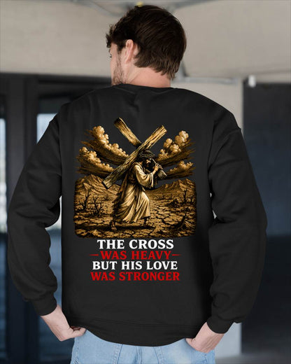 Christian T-Shirt His love was stronger - For Men - Virgo00 (SKU2608-42)