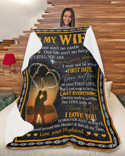 To My Wife Blanket – Our Love, Wrapped In Warmth, From Husband (SKUB07-61)