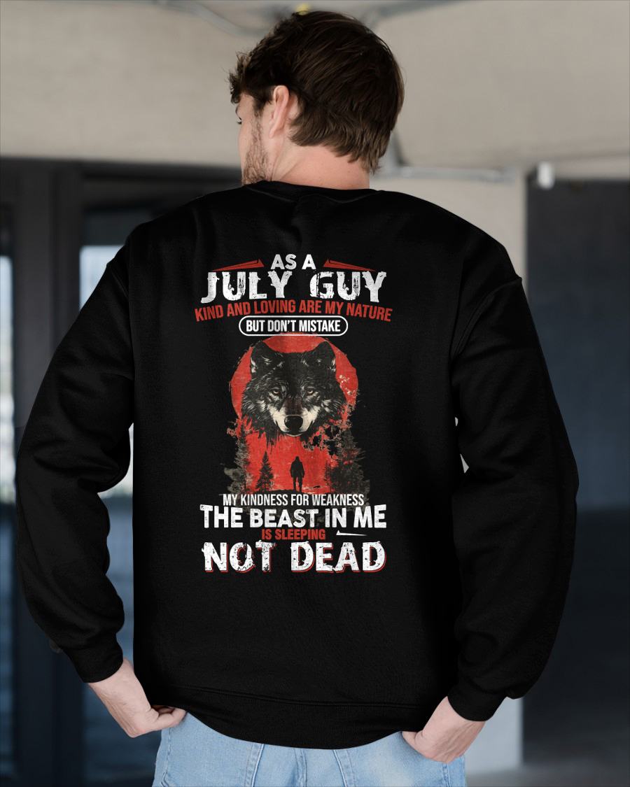 JULY - KIND AND LOVING ARE MY NATURE - BIRTHDAY T-SHIRT FOR MEN - Virgo07 (SKU26T-01-17-07)