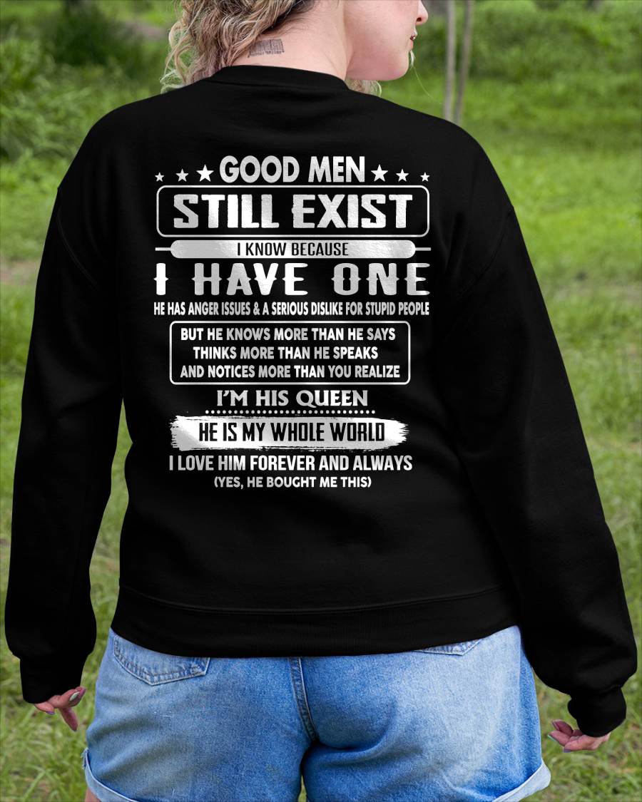 GOOD MEN STILL EXIST I KNOW BECAUSE HAVE ONE - GIFT FOR WIFE FROM HUSBAND - virgo00 (SKU2607-174-00)