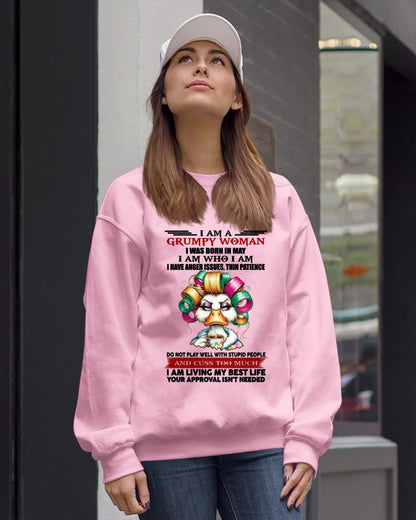 MAY - GRUMPY WOMAN - BIRTHDAY SHIRT FOR WOMEN - FMA / Virgo05 (SKU26T-01-22-05)