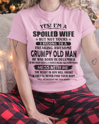Grumpy Old Man December – Perfect gift for your wife From Husband – Virgo12 (SKU08-63-12)