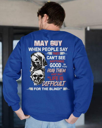 MAY - HUG THEM AND SAY... - BIRTHDAY T-SHIRT FOR MEN - Virgo05 (SKU12-253-05)