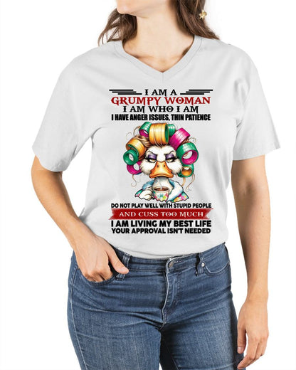 GRUMPY WOMAN - BIRTHDAY SHIRT FOR WOMEN - FMA / Virgo00 (SKU26T-01-22-00)