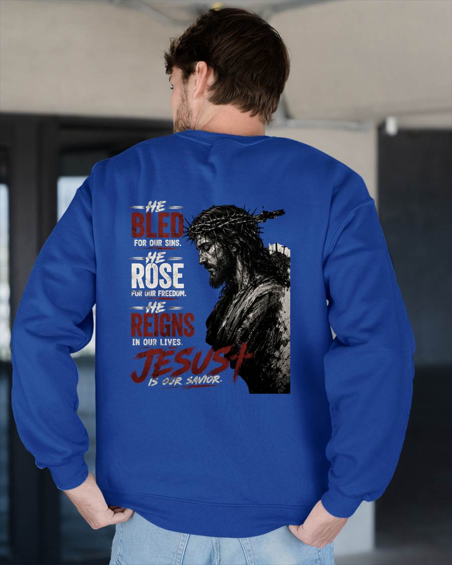 JESUS IS OUR SAVIOR - CHRISTIAN T-SHIRT - FOR MEN Virgo00
