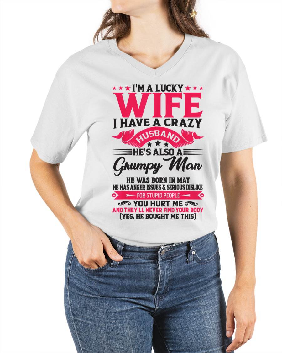 MAY - TO MY WIFE - I'M A LUCKY WIFE - GIFT FROM HUSBAND - Virgo05 (SKU10-136-05)