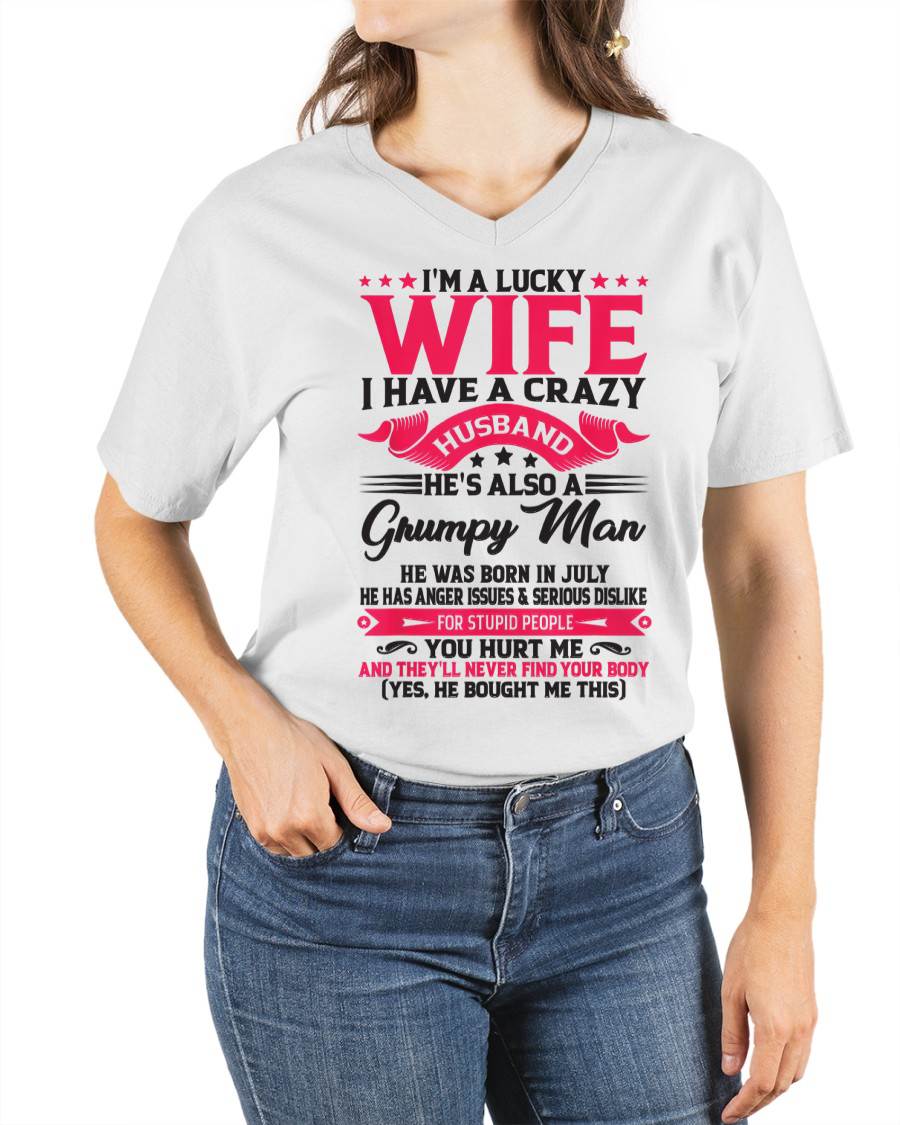 JULY - TO MY WIFE - I'M A LUCKY WIFE - GIFT FROM HUSBAND - Virgo07 (SKU10-136-07)