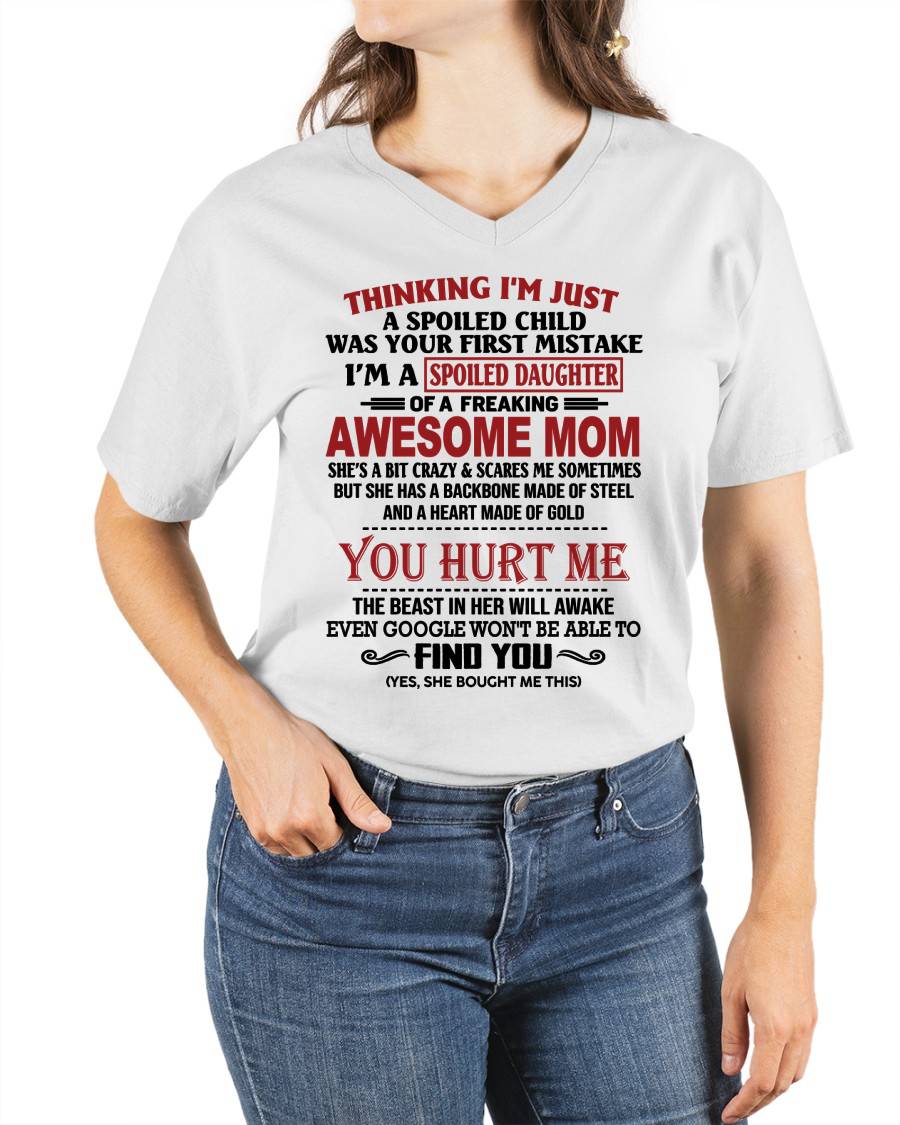 TO MY DAUGHTER - SPOILED DAUGHTER - PERFECT GIFT FOR DAUGHTER - GIFT FROM MOM - virgo00 (SKU10-151-00)