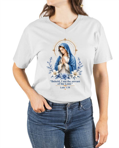 Christian T-Shirt Virgin Mary - For Women - Virgo00 (SKU2608-50)