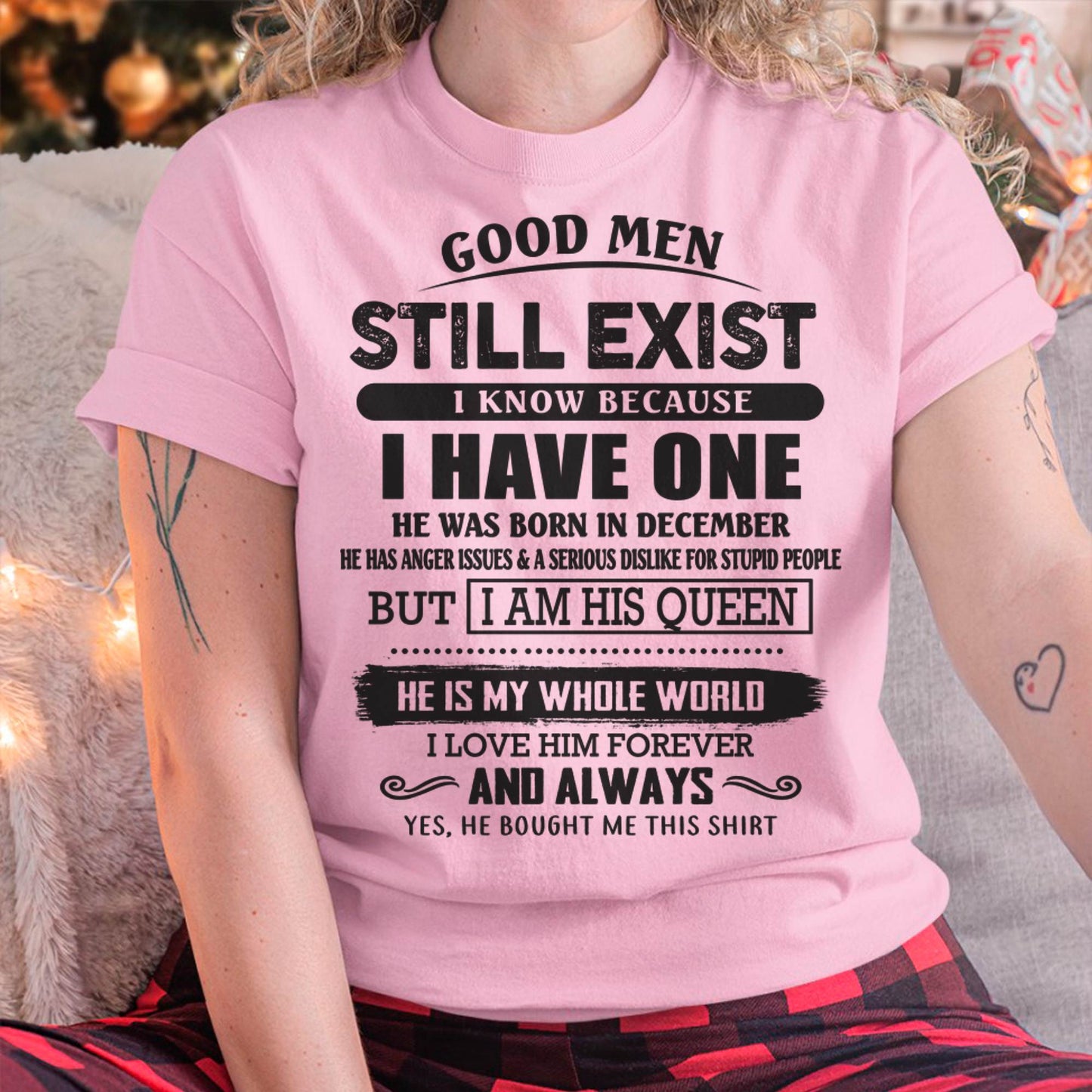 December - Good Men Still Exist - Perfect Gift For Girlfriend, Wife From Husband - Virgo12 (SKU07-166-12)