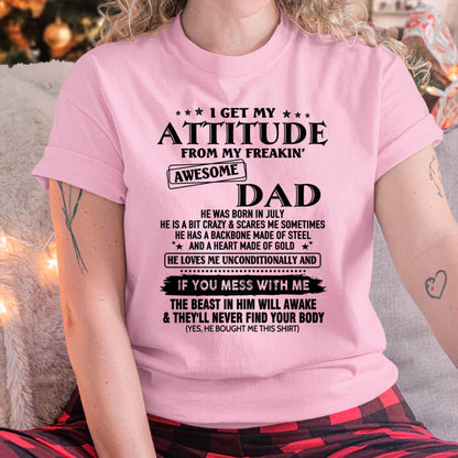 July - Gift For Son and Daughter From Dad - Virgo07 - (SKU-TDADC-07)
