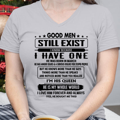 March - Good men Still Exist - gift for your girlfriend, wife from Husband - Virgo03 (SKU-GM-03)