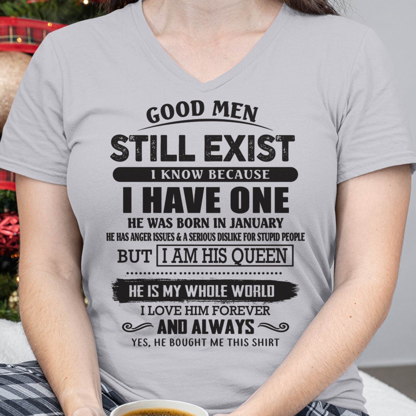 January - Good Men Still Exist - Perfect Gift For Girlfriend, Wife From Husband - Virgo01 (SKU07-166-01)